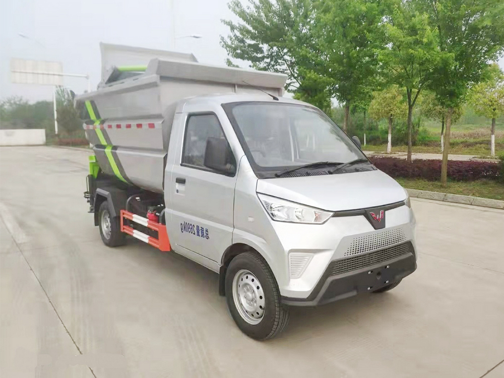 五菱纯电动自装卸垃圾车