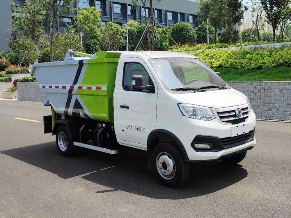 东风纯电动自装卸垃圾车