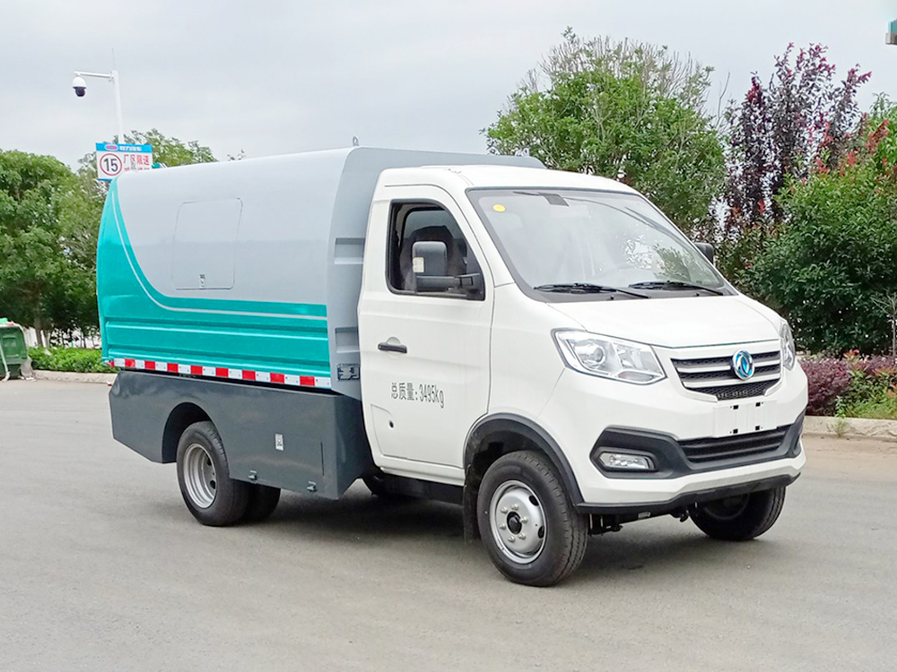 东风纯电动厢式垃圾车